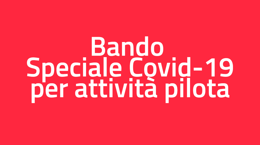 bando speciale Covid-19